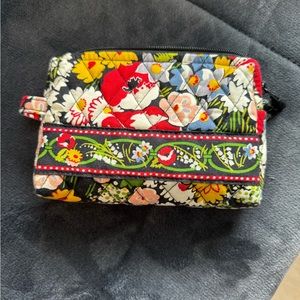 Vera Bradley Poppy Fields Small Make Up Bag